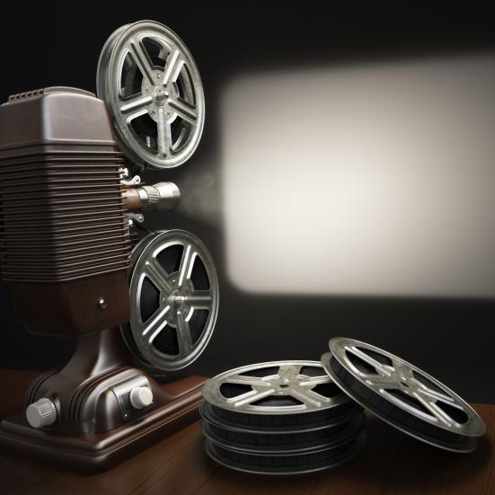 Billede af filmfremviser